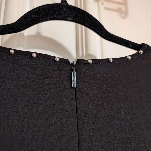 NWT Karl Lagerfeld Faux Leather Dress Size 6 - Picture 6 of 7